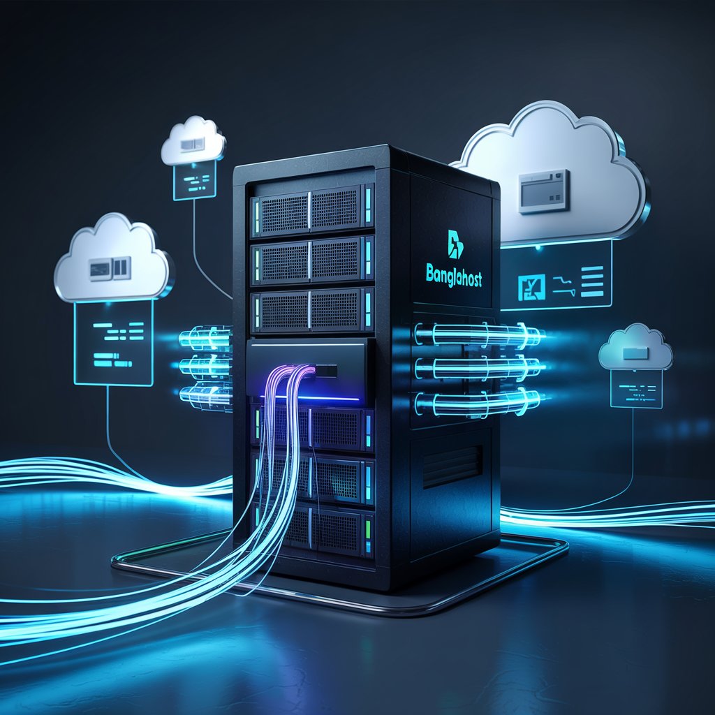 VPS Hosting Server Background